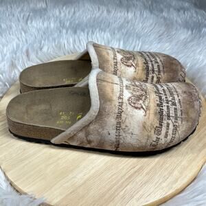 Birkenstock Papillio Boston Clogs Eur 41 (L10 M 8) Royal Porcelain Graphic Upper